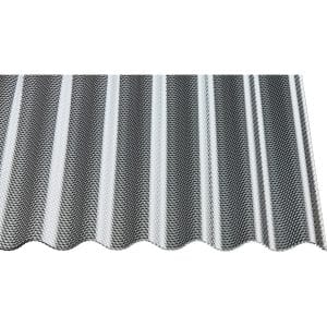 Acryl-Profilplatte Sinus 76/18 Wabe Graphit 300 cm x 104