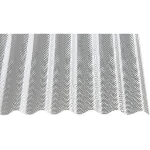 Acryl-Profilplatte Sinus 76/18 Wabe Transparent 300 cm x 104
