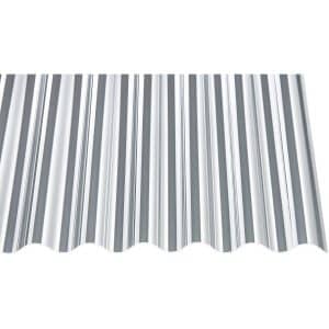 Acryl-Profilplatte Sinus 76/18 glatt Transparent 200 cm x 104