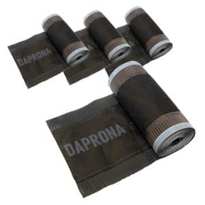 Daprona Firstband Alu 4x 5m x 300mm Anthrazit zuverlässige Abdichtung Dachfirst