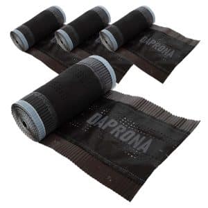 Daprona Firstrolle Alu Super Vent 4x 5m x 230mm Braun Abdichtung Dachfirst