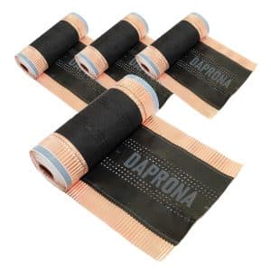 Daprona Firstrolle Kupfer 4x 5m x 230mm Rot Abdichtung Dachfirst