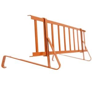 Daprona Schneefanggitter Set 120cm Stahl Ziegelrot Schneeschutz Am Dach