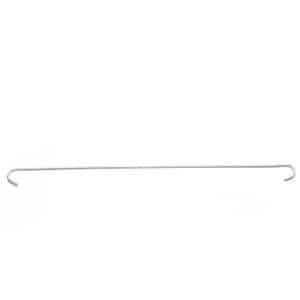 Daprona Sturmklammern Gerade 100x 300mm Stahl Silber Sicherung Dachziegel