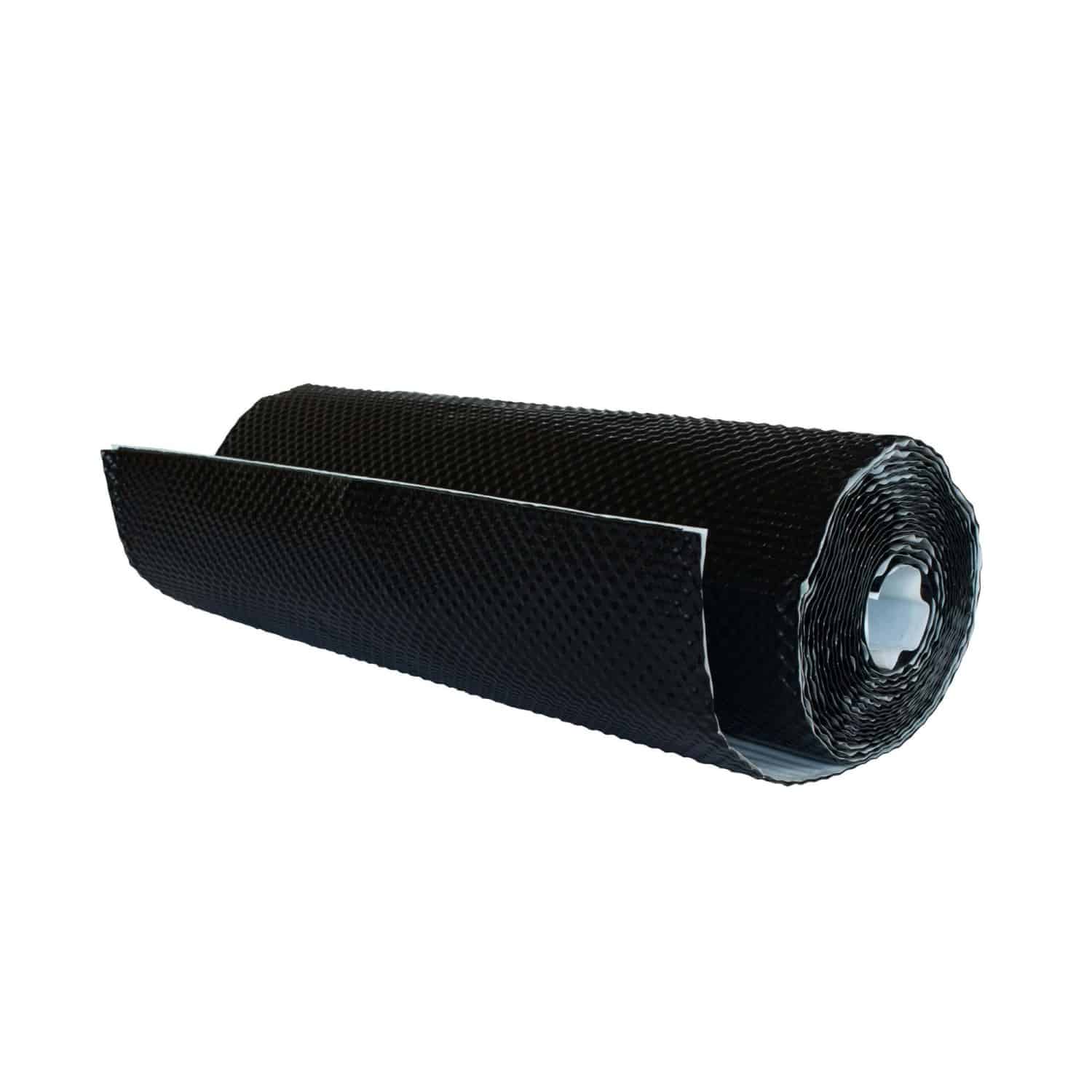 Daprona Wandanschlussband 3D 5m x 29cm Schwarz Kaminanschlussband