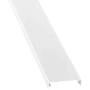 Guttagliss Alu-Zierklemmdeckel für Hohlkammerplatten 16 mm 5 m Weiß