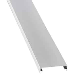 Guttagliss Alu-Zierklemmdeckel für Hohlkammerplatten 16 mm 6 m Silber