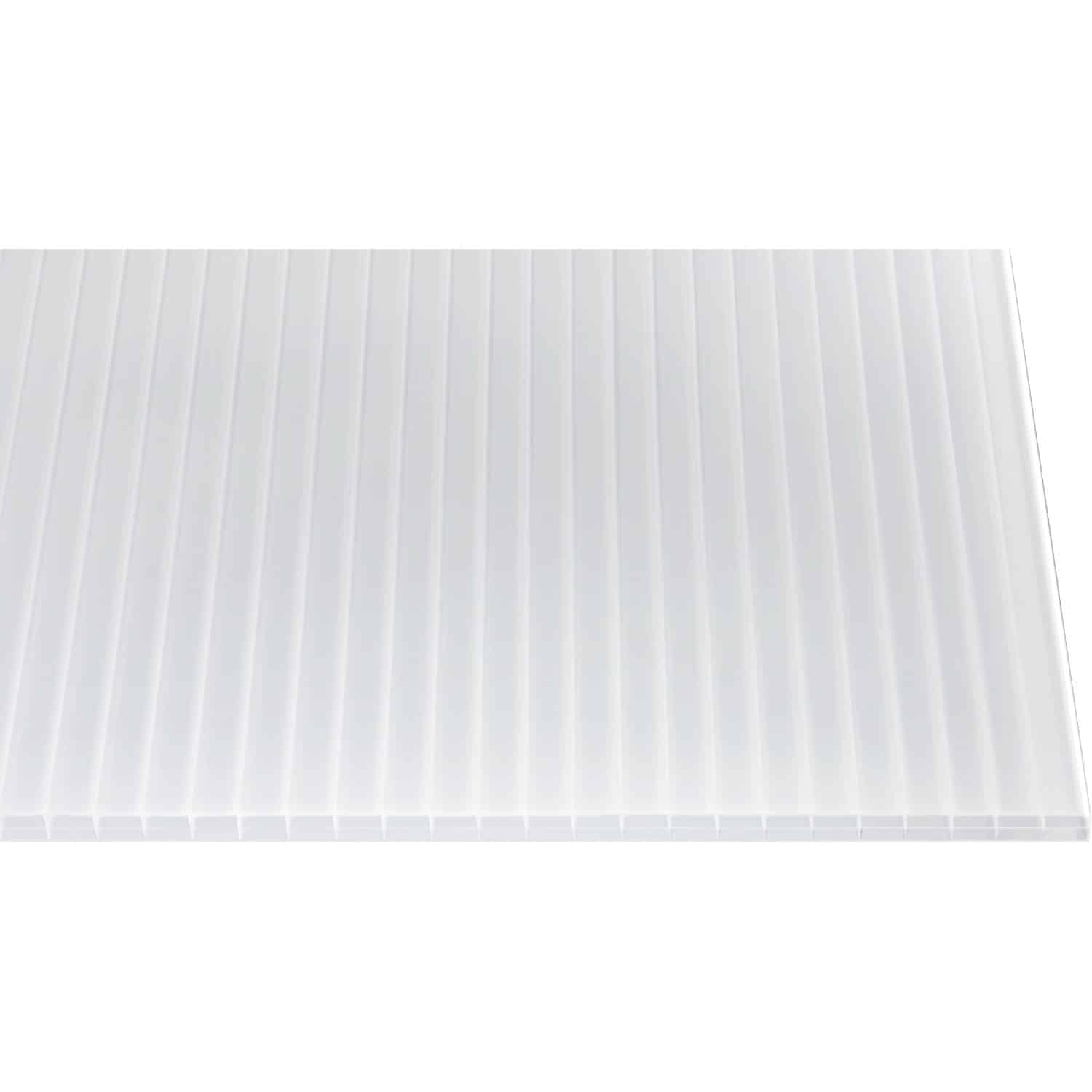 Hohlkammerplatte 16 mm Weiß/Opal 2500 mm x 1200 mm