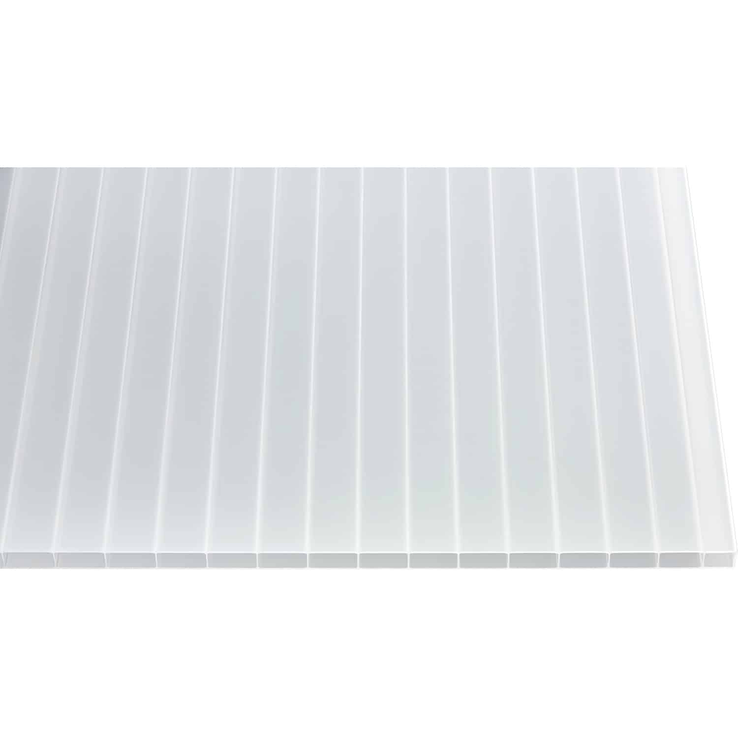 Hohlkammerplatte Acryl 16 mm Weiß/Opal 2500 mm x 980 mm