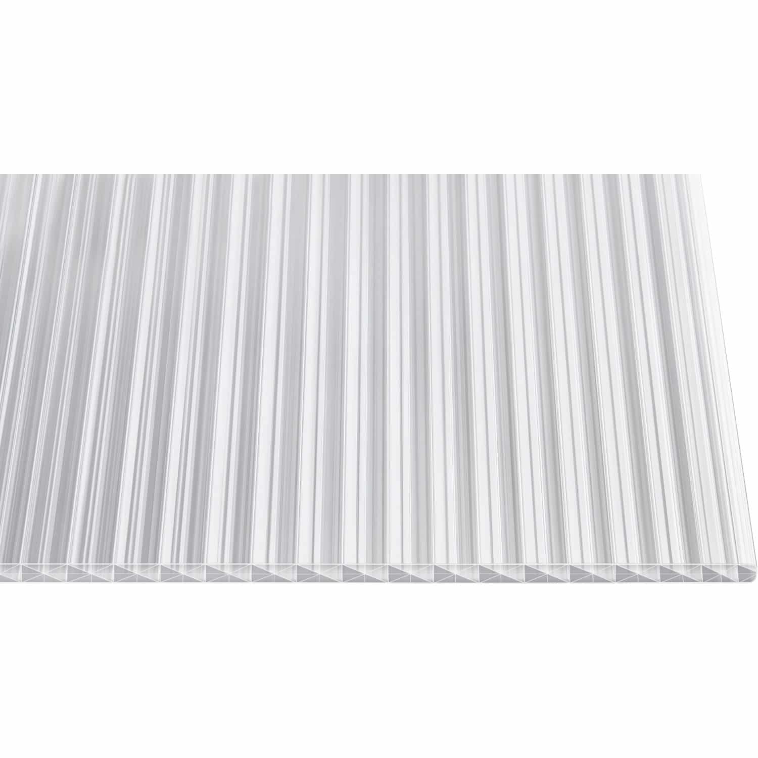 Hohlkammerplatte Dual-X 16 mm Klar 2500 mm x 1200 mm