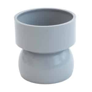 Inefa Bogenstück für Rohrbogen PVC DN 50 Grau Dachentwässerung