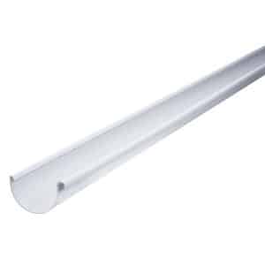 Inefa Dachrinne Halbrund 200cm PVC NW 150 Weiß Dachentwässerung