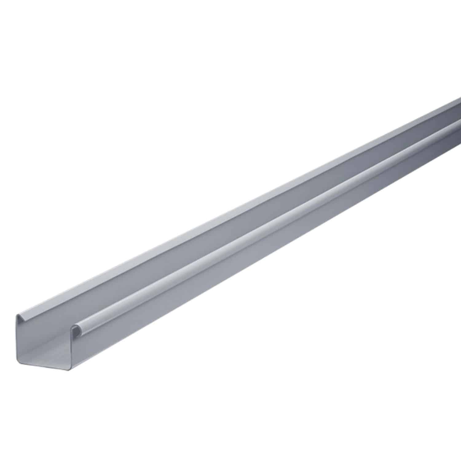 Inefa Dachrinne Kastenrinne PVC 200cm NW 68 Grau Dachentwässerung