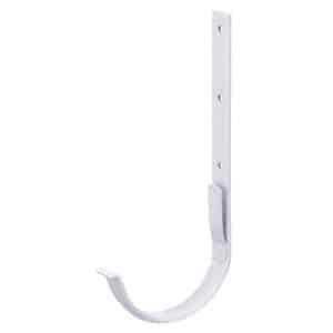 Inefa Dachrinnenhalter NW 100 Halbrund Stahl Weiß Befestigung Dachrinne