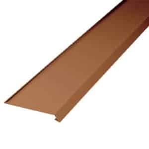 Inefa Dachstreifen für Dachrinne 2m Zweiseitig Gekantet Braun
