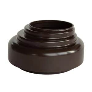 Inefa Fallrohr Verbindungsstück PVC DN 75 zu Abfluss Dunkelbraun
