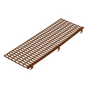 Inefa Laubfangstreifen 30x 100cm NW 100-150 Dachrinnen Laubschutz Braun