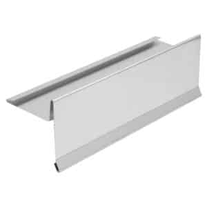 Inefa Ortblech mit Wasserfalz 200cm Aluminium Silber Dachblech