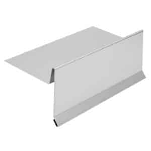 Inefa Ortblech ohne Wasserfalz 200cm Aluminium Silber Dachblech