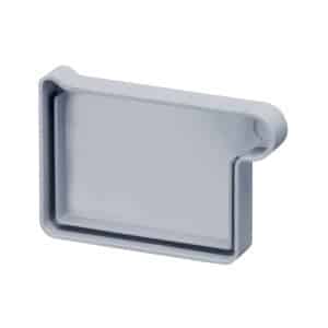 Inefa Rinnenboden Rechts PVC NW 115 Kastenrinne Grau Abdichtung Dachrinne