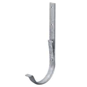 Inefa Rinneneisen 20x NW 180 Rinnenhalter Halbrund Verzinkt Silber