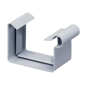 Inefa Rinnenverbinder Kastenrinne PVC NW 68 Grau Verbindungselement