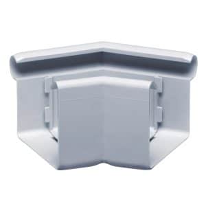Inefa Rinnenwinkel 135 Grad Außeneck NW 68 Kastenrinne PVC Grau