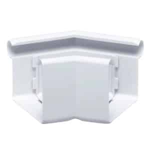 Inefa Rinnenwinkel 135 Grad Außeneck NW 68 Kastenrinne PVC Weiß