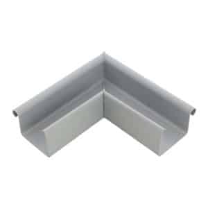 Inefa Rinnenwinkel 90 Grad Außeneck NW 83 Kastenrinne PVC Grau