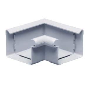 Inefa Rinnenwinkel 90 Grad Inneneck PVC NW 68 Kastenrinne Grau
