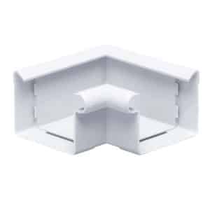 Inefa Rinnenwinkel 90 Grad Inneneck PVC NW 68 Kastenrinne Weiß