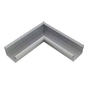Inefa Rinnenwinkel 90 Grad Inneneck PVC NW 83 Kastenrinne Grau