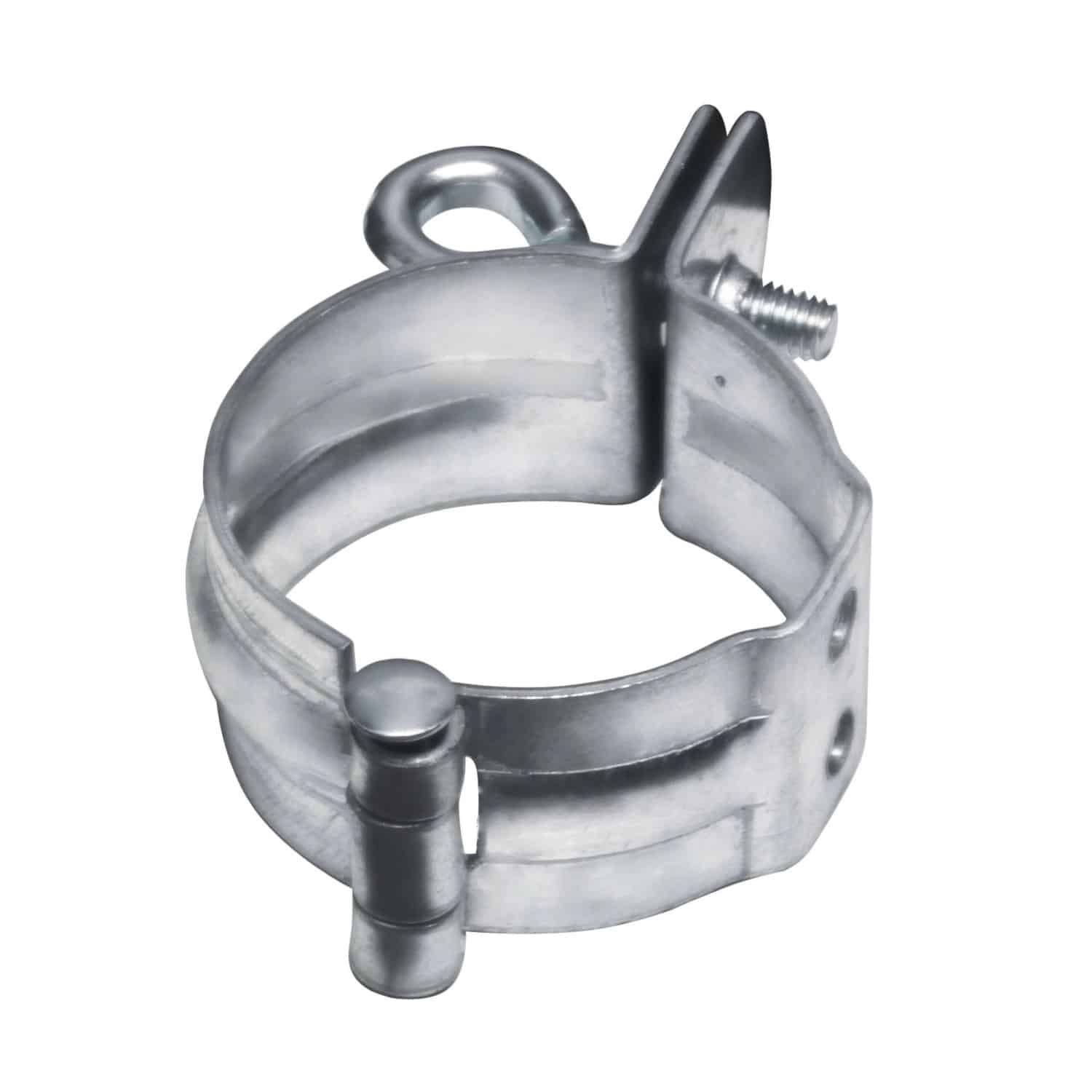 Inefa Rohrschelle DN 75 Grau für Schraubmontage an Gebäudewand