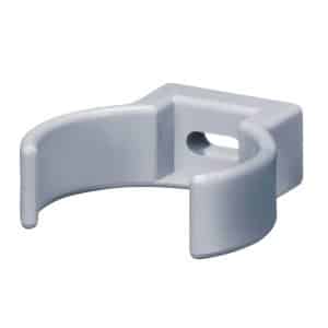 Inefa Rohrschellen Clip 25x DN 75 PVC Grau Befestigung Fallrohr Wandmontage