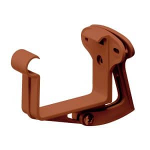 Inefa Stirnbretthalter Justierbar PVC 20x NW 68 Kastenrinne Braun