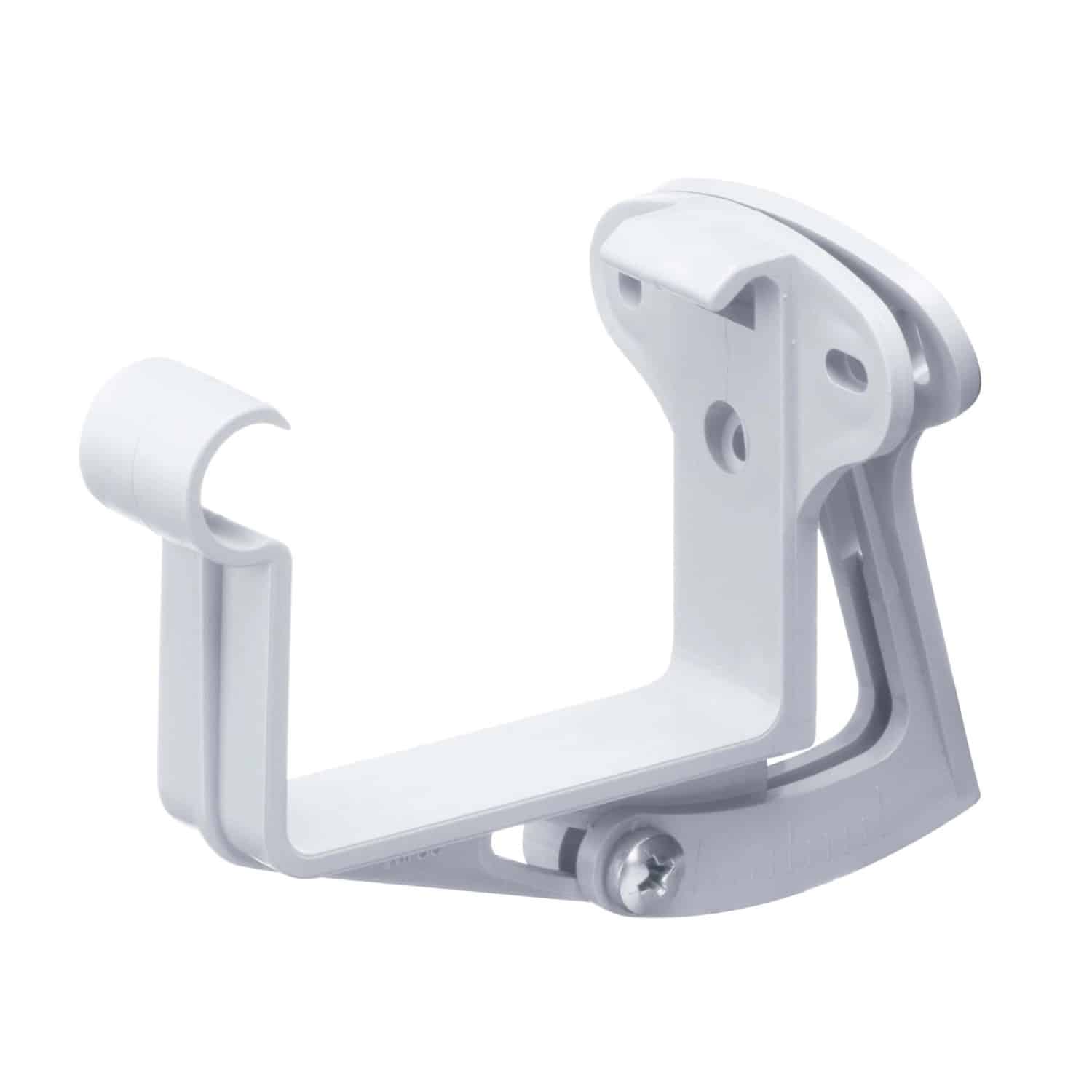 Inefa Stirnbretthalter Justierbar PVC NW 68 Kastenrinne Weiß