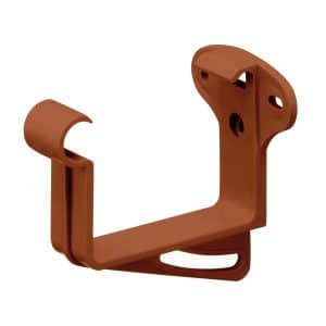 Inefa Stirnbretthalter PVC 20x NW 83 Rinnenhalter Kastenrinne Braun