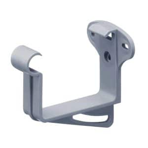 Inefa Stirnbretthalter PVC 20x NW 83 Rinnenhalter Kastenrinne Grau