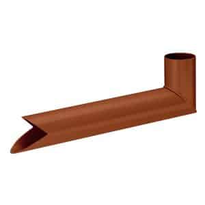 Inefa Wasserspeier Fallrohr PVC DN 50 Braun Ableitung von Regenwasser