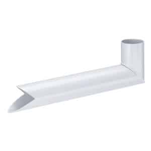 Inefa Wasserspeier Fallrohr PVC DN 50 Weiß Ableitung von Regenwasser