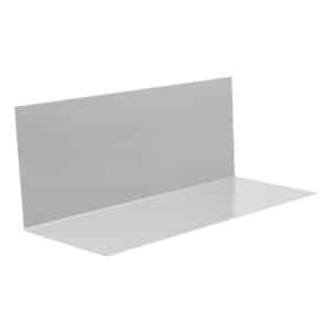 Inefa Winkelblech Dach ohne Wasserfalz 200cm Aluminium Silber