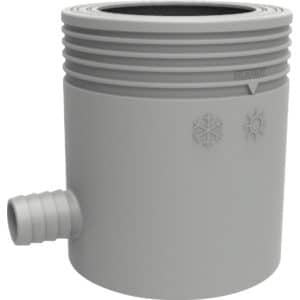 Marley Regensammler mit Filter und Überlaufstopp DN 80/105 Grau