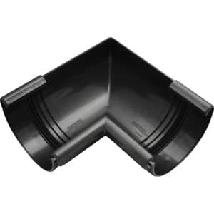 Marley Rinnenwinkel RG 100 innen Anthrazit-Metallic Halbrund