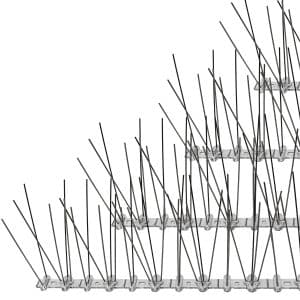 Niederberg Metall Taubenabwehr mit Spikes 900 cm aus Kunststoff