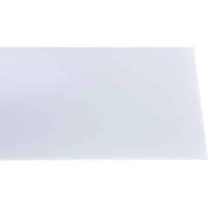Polystyrol-Platte 5 mm glatt opal 1000 mm x 500 mm