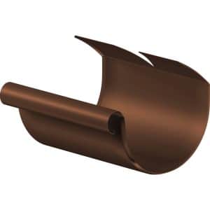 Rinnenverbinder NW 100 RAL 8028 Braun
