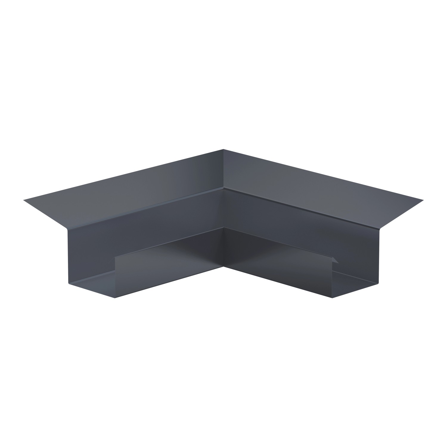 Sarei SDF-Kastenrinnenwinkel Piccolo Inneneck 90° Alu-Anthrazit RG 70