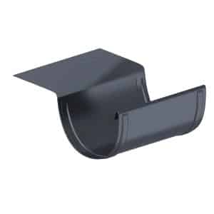 Sarei Verbinder für SDF-Halbrundrinne Piccolo Alu-Anthrazit RG 80