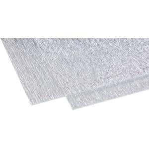 Türfüllung Polystyrol  5 mm Rinde grob Transparent 1420 mm x 535 mm