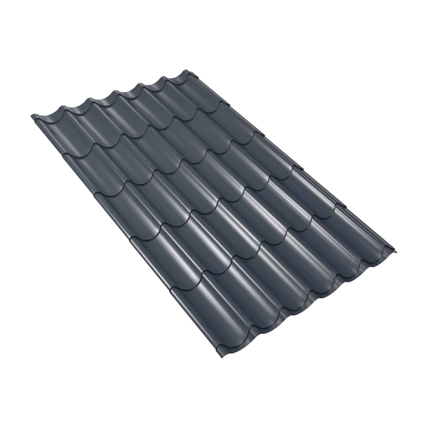 Weckman Pfannenblech Typ 2 Anthrazit 2.900 mm x 1.140 mm x 0